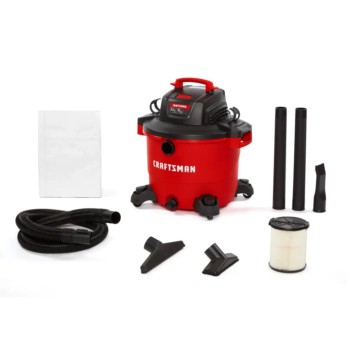 Craftsman 16 Gallon 6.5 Peak HP Heavy-Duty Wet/Dry Vac