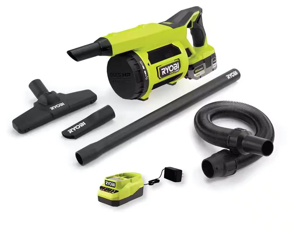 RYOBI 18V ONE+ HP Brushless Jobsite Hand Vacuum Kit
